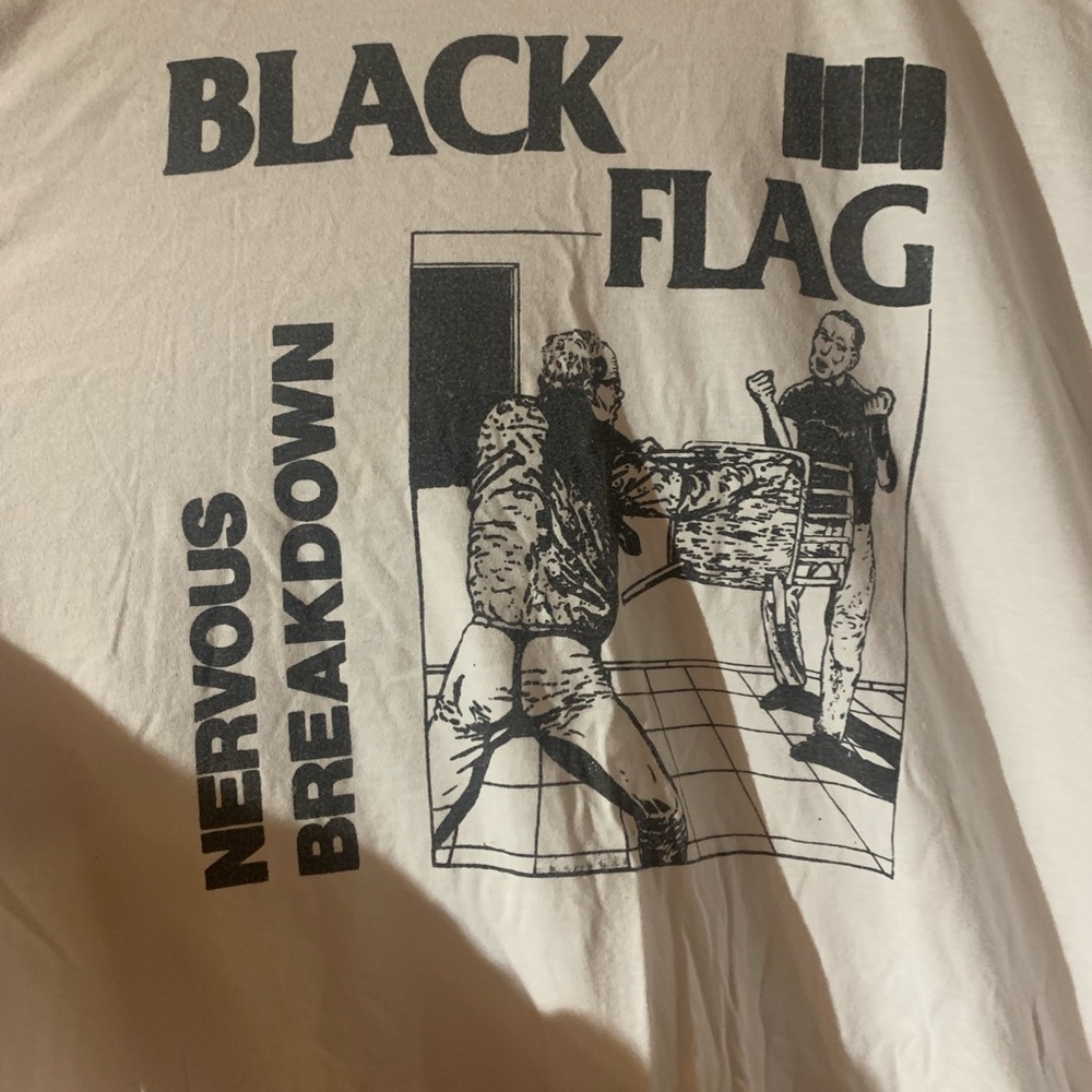 Vintage black flag T shirt